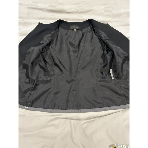 Evan Picone Black Label Womens Gray Open‎ Front Career Blazer Academia Sz 8 - Picture 4 of 6